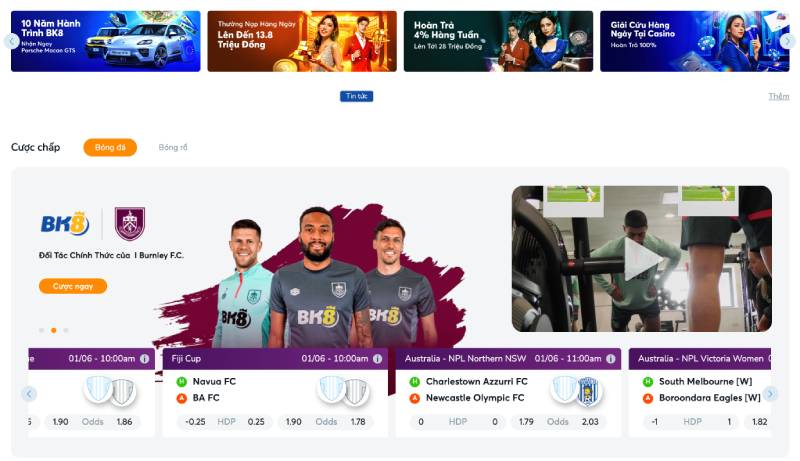 Bk8 – Nhà Cái Cá Cược Bóng Đá Đẳng Cấp Hàng Đầu 2025 1 BK8 – Nền tảng giải trí đa dạng, công nghệ tiên tiến